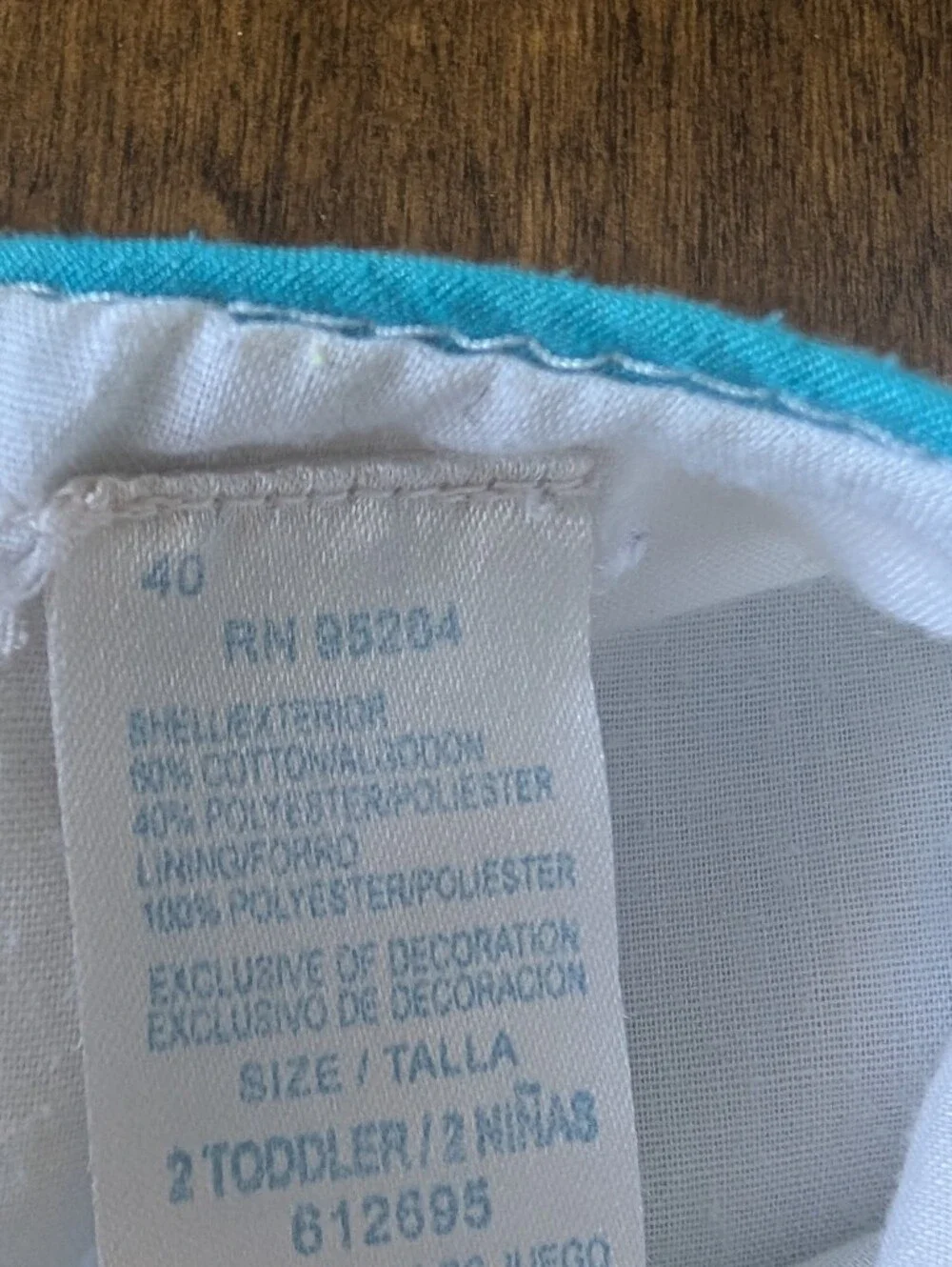 Baby Togs Light Blue Gingham Embroidered Girls' Summer Dress/ 2T - Picture 5 of 7